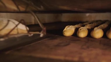 Baker making fresh dough in her kitchen. High quality 4k footage