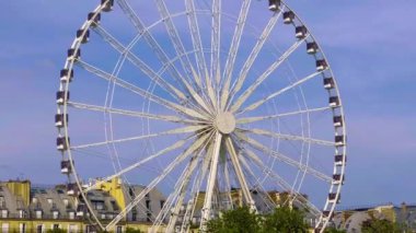 Paris, France, 30 july 2022: The Place de la Concorde is one of the major public squares in Paris, France. It is the largest square in the French capital. High quality 4k footage