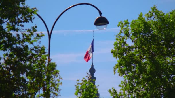 Cityscape Cidade Mais Visitada Mundo Dia Ensolarado Paris França Imagens — Vídeo de Stock
