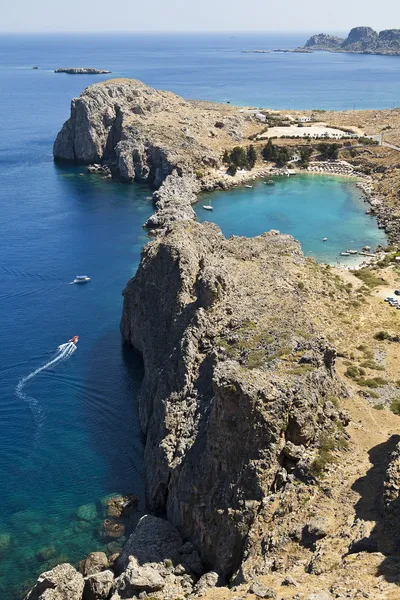 Greek Island Coastline — Stock Photo, Image