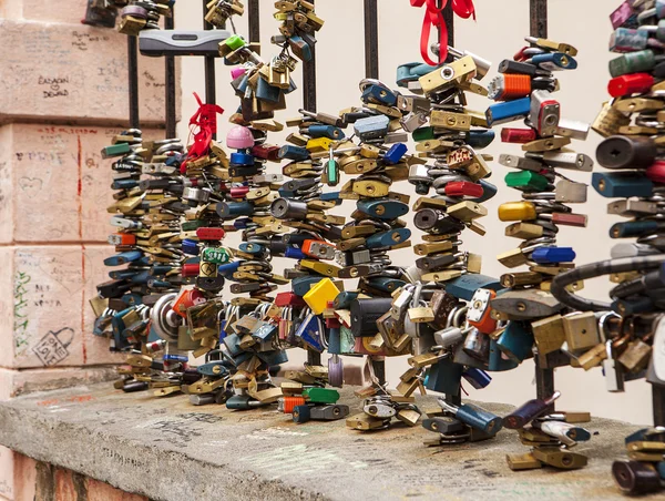 Sloten van de liefde — Stockfoto