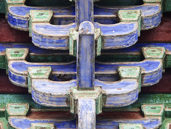 Dettaglio soffitto del tempio cinese — Foto Stock