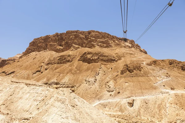 Cavi per l'altopiano di Masada — Foto Stock