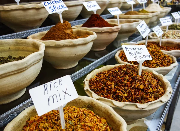 Mideast Spice Bowls — Stock Photo, Image