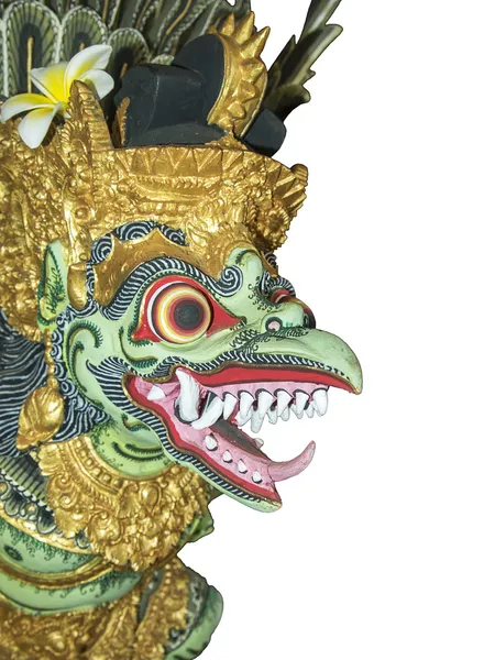 Målade bali dragon, isolerade — Stockfoto