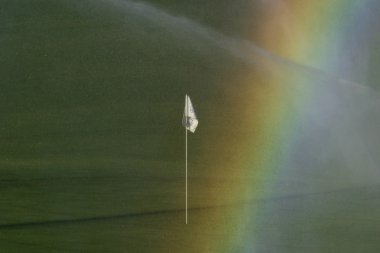Golf Sahası gökkuşağı