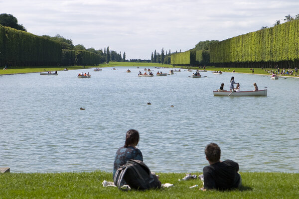 Watching Boats At The Park