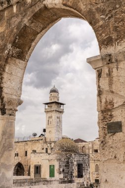 zincir minaresi Batı arcade üzerinden