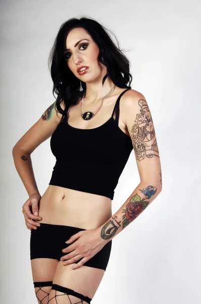 Tattoo hottie — Stock Photo, Image