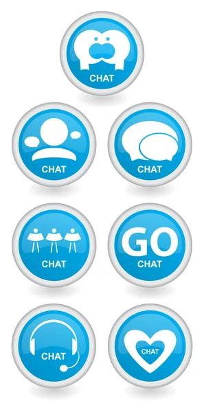 Chatten. — Stockvector