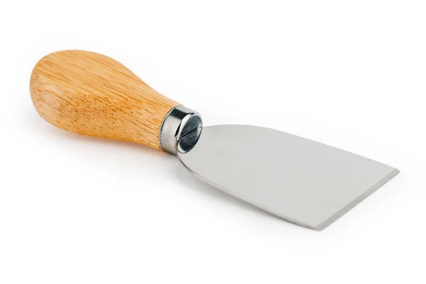 Набор Ножей Сыра Белом Изолированном Фоне — стоковое фото