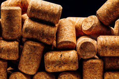 Şarap mantarları, arka plan olarak. Yüksek kalite fotoğrafçılık