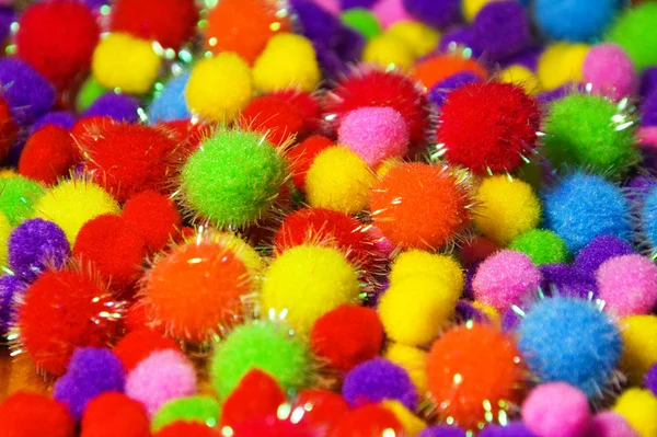 Parlak renkli topları köpük Stok Resim