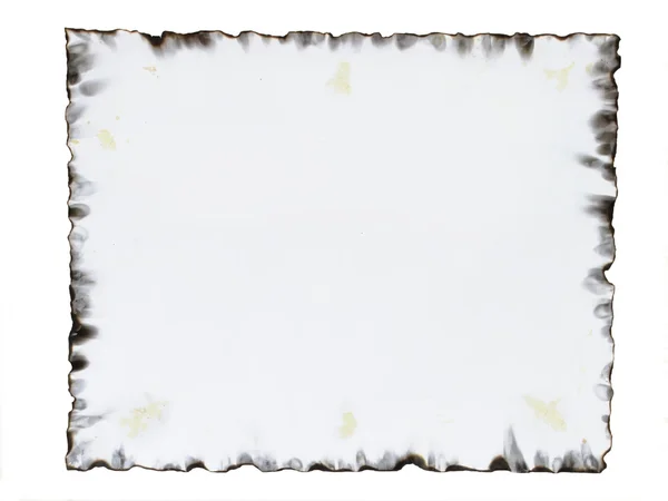 Burnt Paper Frame — Stock Photo, Image