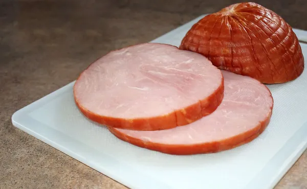 Ham Slices — Stock Photo, Image