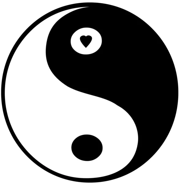Yin Yang. — Zdjęcie stockowe