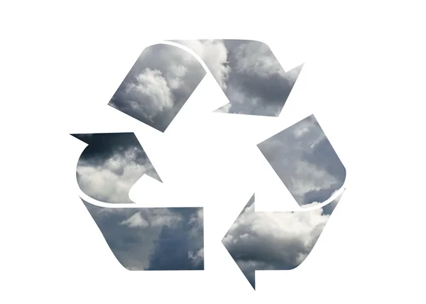 Recycling-Symbol — Stockfoto