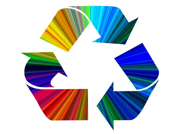 Recycling-Symbol — Stockfoto