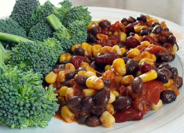 Vegetarian Chili — Stock Photo, Image