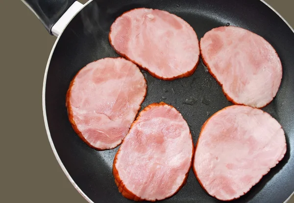 Ham Slices — Stock Photo, Image