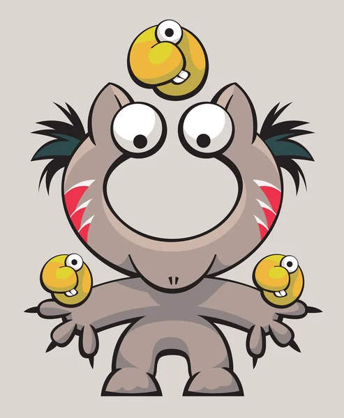 Schattig monster — Stockvector