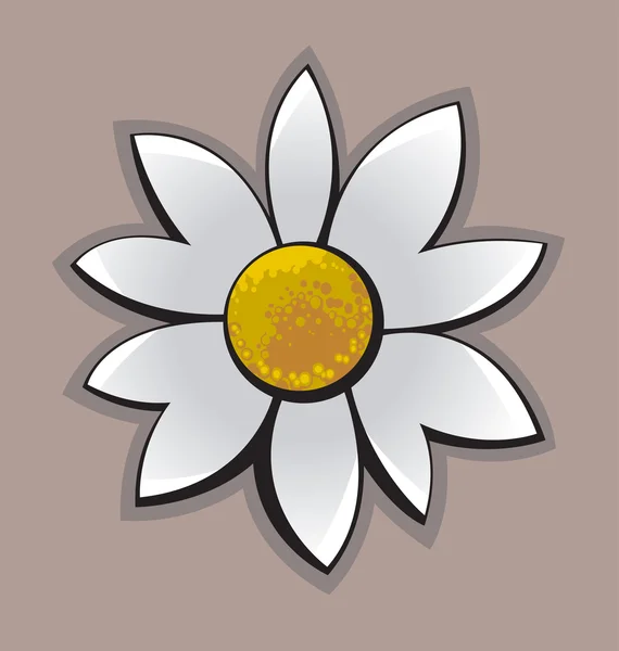 Ромашковый цветок — стоковый вектор