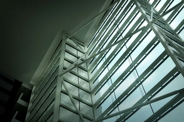 Estructura de arquitectura interior del Marina Bay Sands Resort Hotel — Foto de Stock