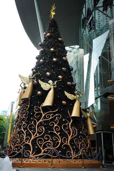 Kerstdecoratie op singapore orchard road — Stockfoto