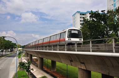 kitle hızlı taşıma - Singapur mrt tren