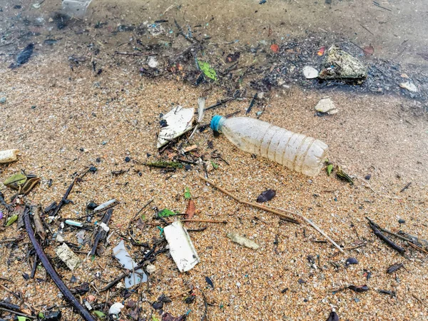 Pollution Plastique Dans Océan Concept Environnement — Photo