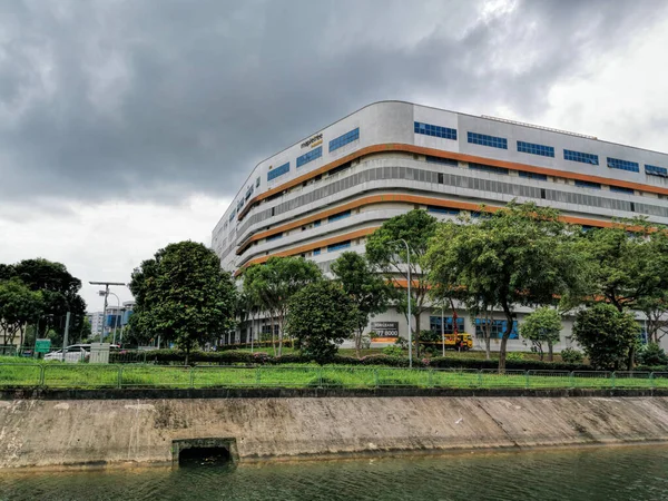 Sembawang Singapur Januar 2021 Tagesansicht Eines Industriegebäudes Aus Ahorn Liegt — Stockfoto