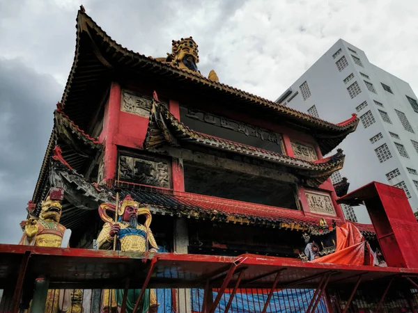 Sembawang Singapore Janeiro 2021 Vista Dia Sembawang God Wealth Temple — Fotografia de Stock