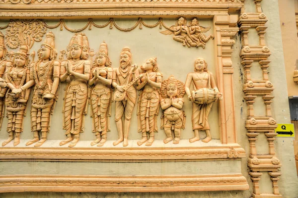 Escultura Arquitetura Símbolos Templo Indiano — Fotografia de Stock