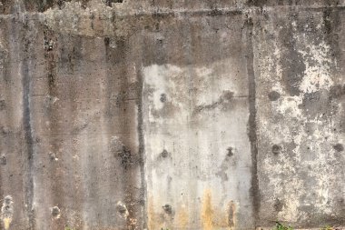 Beton duvar dokusu arkaplanını kapat, seçici odak.