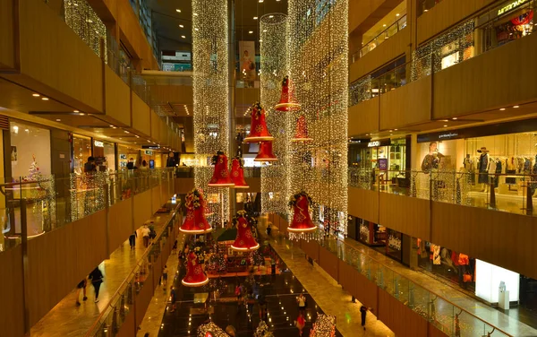 Singapore Dec 2021 Christmas Decoration Singapore Orchard Road Street Christmas — Stockfoto