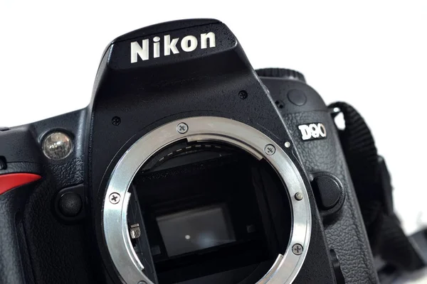 Singapore February 2022 Close Nikon D90 Dslr Camera Body Megapixel — Stock Photo, Image