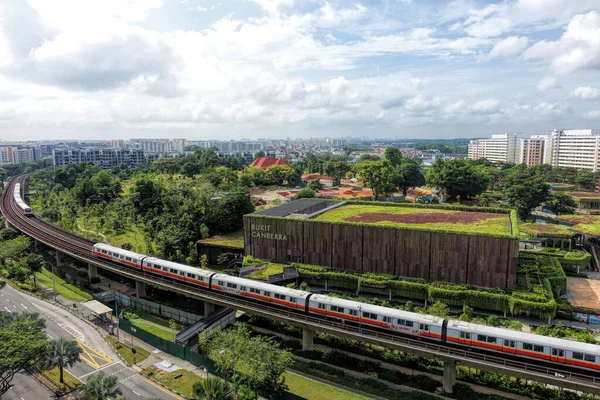 Singapur Februar 2022 Tagesansicht Von Bukit Canberra Canberra Integrated Hub — Stockfoto