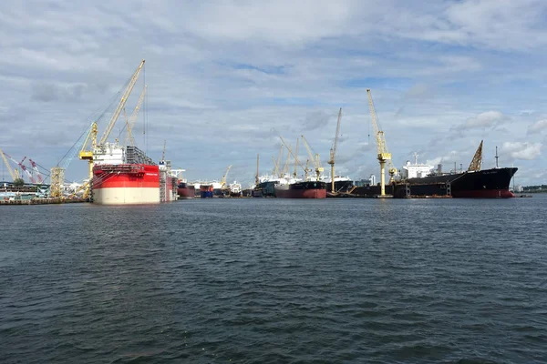 Singapore October 2020 Dayview Sembawang Shipyard Located Sembawang Close Sembawang — Stock Photo, Image