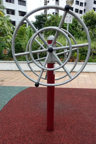 Exercise Equipment Public Housing Area — Fotografia de Stock