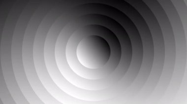 Abstract black and white motion shading background.Light rotation on the circle.Modern round art animation background 