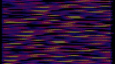 Pixel horizontal motion background. Technology and futuristic background concept.Digital lines pattern