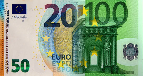 ユーロ銀行券 ビジネス 富と繁栄の概念 クローズアップ — ストック写真