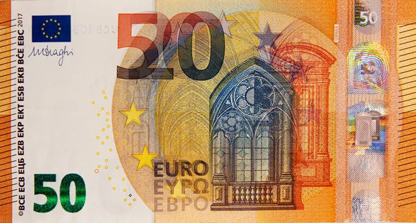 Abstract Background Euro Banknotes Concept Business Finance Wealth Prosperity Close — Stock Photo, Image