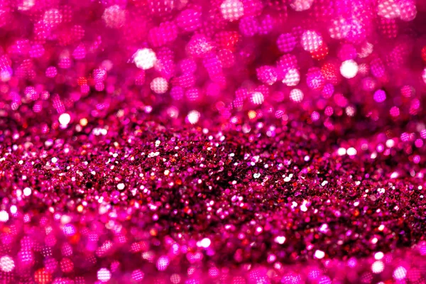 Abstract Bright Sparkling Bokeh Background Red Silver Bokeh Blurred Lighting — Stock Photo, Image