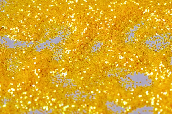 Αφηρημένο Χρυσό Glitter Λάμψη Κομφετί Φόντο Close — Φωτογραφία Αρχείου