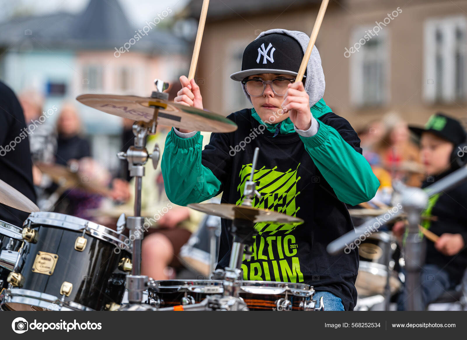Dobele Latvia May 2022 Summit Small Drummers Historical Time.
