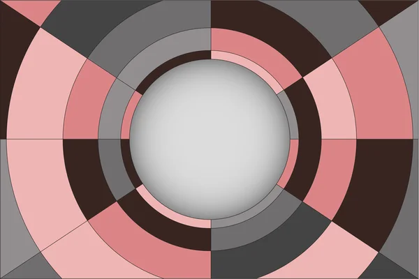 サークル組成と抽象的なベクトルの背景 — ストックベクタ