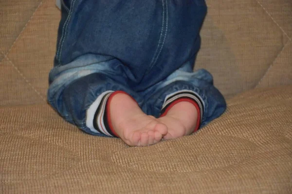 Little Baby Feet Heel — Stock Photo, Image