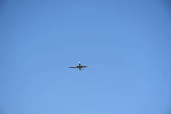 Flygplan Himmel Och Landskap — Stockfoto