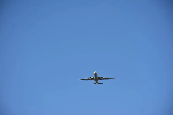 Avião Céu Paisagem — Fotografia de Stock